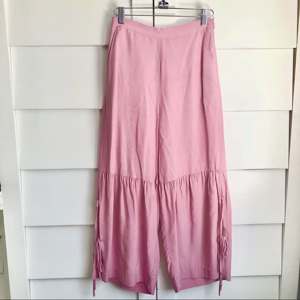 Pink H&M wide leg pants